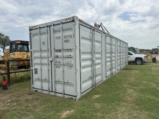 2026 40ft High Cube Container w/ Side Doors
