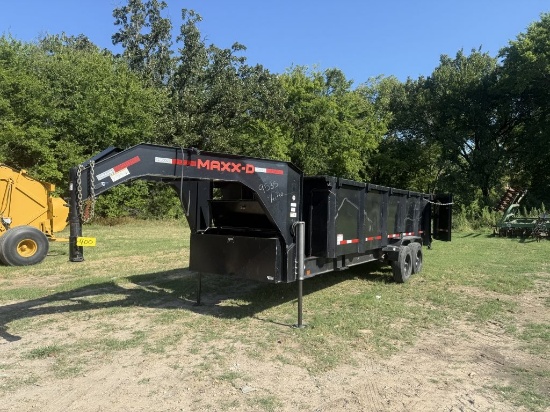 2023 Maxx-D 20ft Gooseneck Dump Trailer