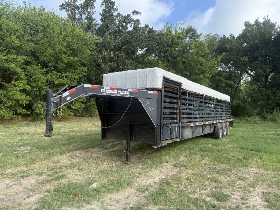 2017 34ft Stagecoach Gooseneck Cattle Trailer