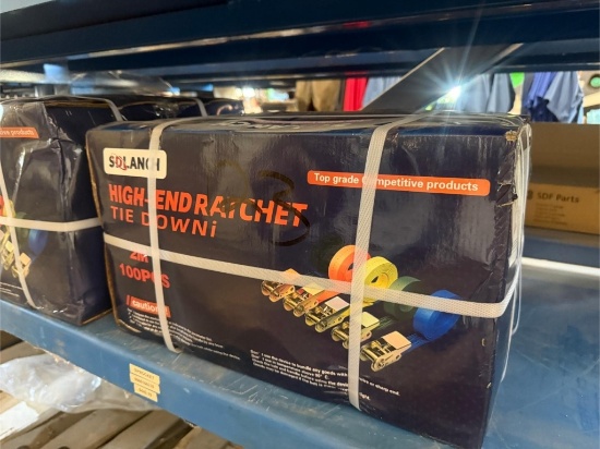 NEW IN BOX SDLANCH 2M 100pcs Ratchet Straps