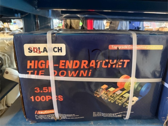NEW IN BOX SDLANCH 3.5M 100pcs Ratchet Strap