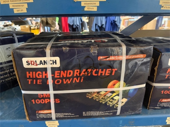 NEW IN BOX SDLANCH 5M 100pcs Ratchet Straps