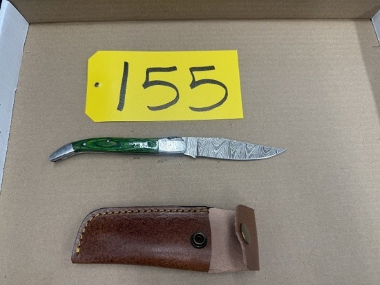 6in Hand Forged Damascus Steel Knife