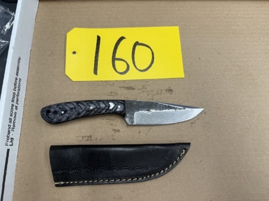 8in Hand Forged Damascus Steel Knife
