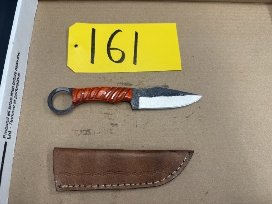 8in Hand Forged Damascus Karambit