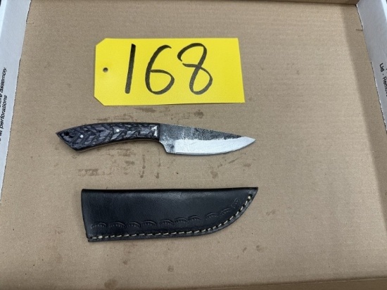 8in Hand Forged Damascus Steel Knife