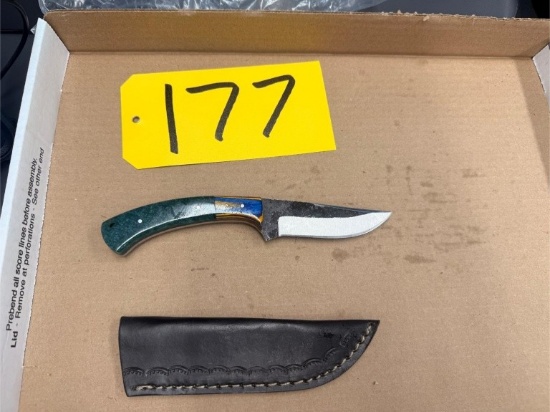 8in Hand Forged Damascus Steel Knife