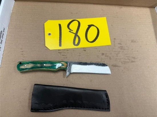 8in Hand Forged Damascus Steel Knife