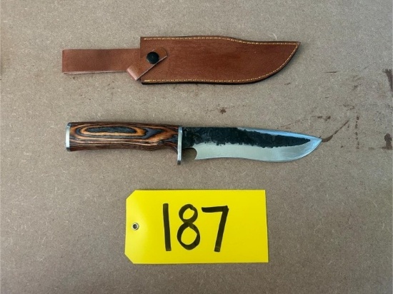 12in Hand Forged Damascus Steel Knife
