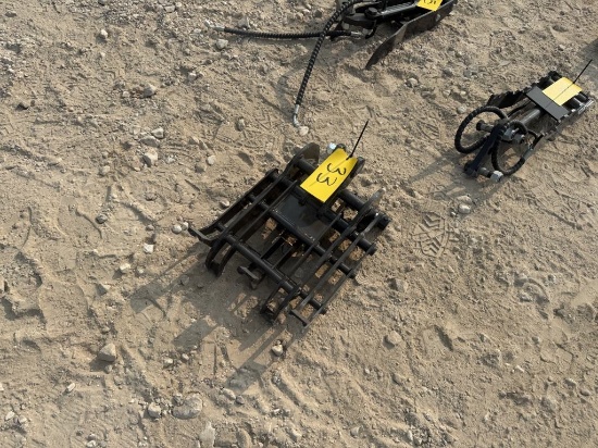 NEW Mini Excavator Mechanical Grapple