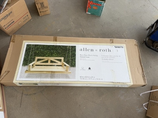 Allen & Roth Barn Door Porch Swing