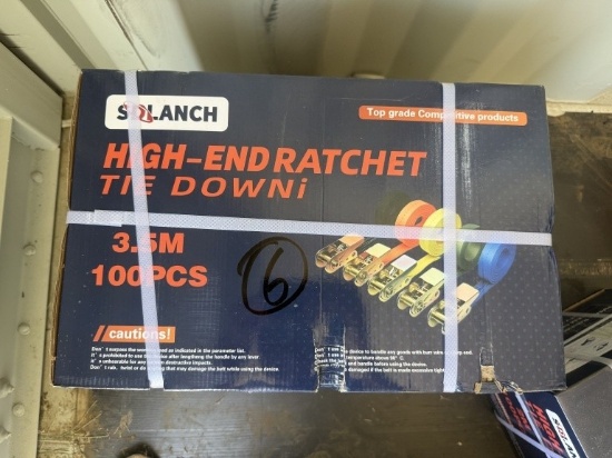 NEW IN BOX SDLANCH 3.5M 100pcs Ratchet Straps