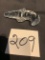 Glass Firearm Paperweight 4 1/4