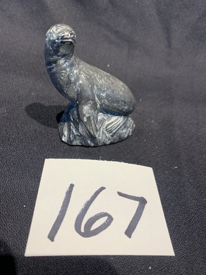 Wolf Original Sculpture Canada Seal