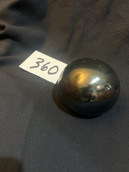 vintage unusual WELCH signed paperweight many different colors 3 1/2" diameter