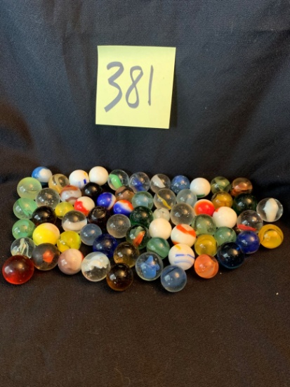 huge lot of vintage shooter marbles Estate collection
