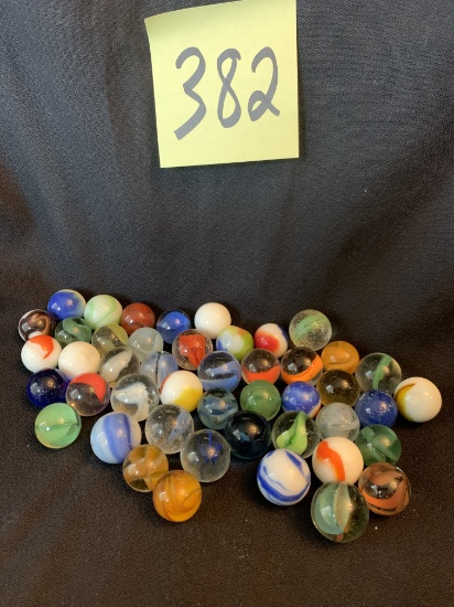 huge lot of vintage shooter marbles Estate collection