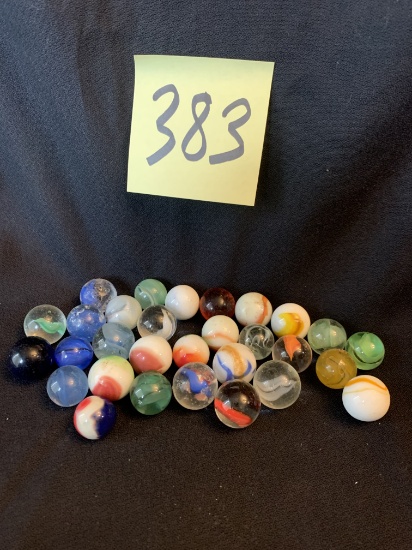 huge lot of vintage shooter marbles Estate collection