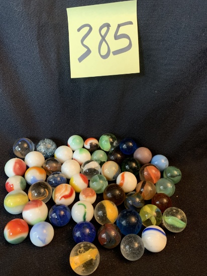 huge lot of vintage shooter marbles Estate collection