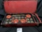 vintage 1929 Gilbert ERECTOR Set #6 in RED Wooden box complete with parts and manual!