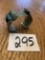 vintage original antique SOUTHWESTERN TURQUOISE stone STERLING Cuff Bracelet 75 grams almost 3