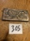 19th century TIENTSIN CHUNG FA SILVER STORE PURE SILVER GOODS solid sterling case cigarette? 168 gra