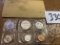 1955 US Treasury Department Philadelphia COIN MINT PROOF SET Silver Half Quarter Dime