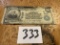 original 1905 $10 bill National Currency The Northern National Bank of Toledo M 809