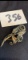 vintage Art Deco STERLING large flower pin brooch weighs 18 grams