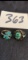 pair of Antique Southwest STERLING TURQUOISE rings