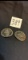 pair of 1800s Victorian shoe buckles made in France