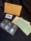 1959 US Treasury Department PHILADELPHIA COIN MINT PROOF SET! SILVER Half Quarter Dime with envelope