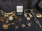 large group of Mid Century Costume Jewelry Brooch's Necklaces Monet etc…