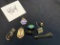 group of Saginaw Steering Gear Pontiac Dephi award pins and tie clips