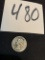1945 SILVER Washington quarter coin very good condition
