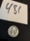 1948 SILVER Washington quarter coin very good condition