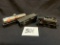 vintage HO Train Sante Fe Locomotive Tender and Shell Oil Co tanker car