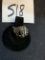 unusual large STERLING .925 ring large bug eyes? 12 grams