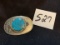 belt buckle with Turquoise
