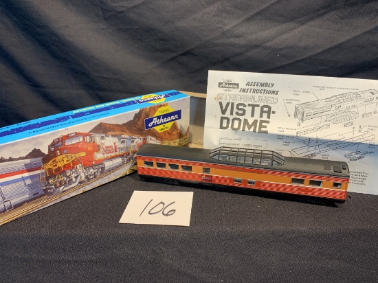 Rare Southern Pacific Vista Dome Athearn Ho Scale Daylight Passenger Car Nos