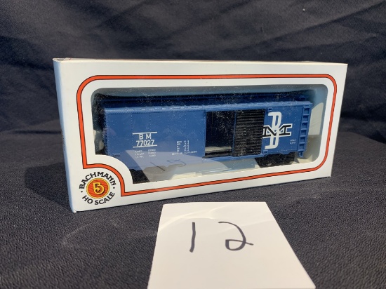 B M "ho" 40' Box Car Bachmann Ho Scale Electric Scale Item No. 73649 Nos