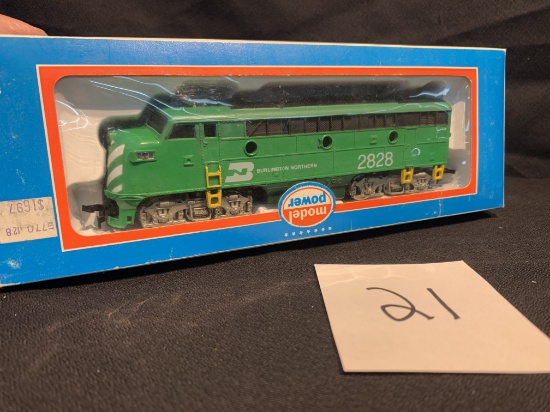 Burlington Northern F-3 Diesel Model Power Locomotive Hs