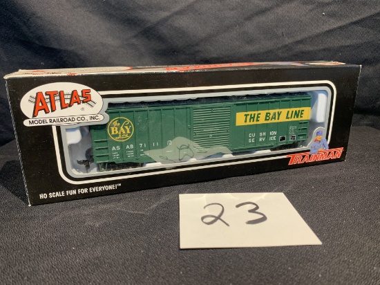 The Bay Line Atlas Ho Scale #919 Acf 50' 6" Box Car Atlanta & St. Andrews Bay - Road #7111