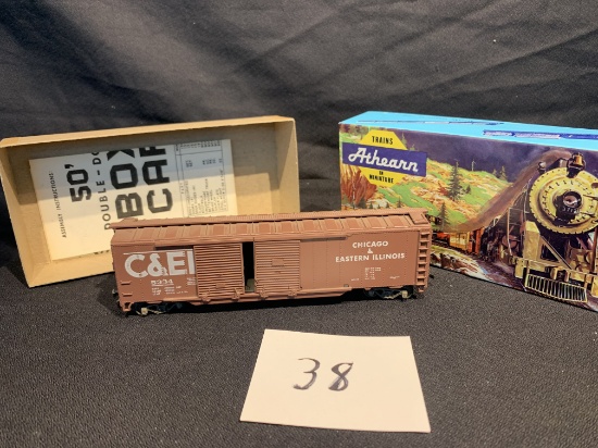Chicago & Eastern Illinois 50 Ft Box Car Model Train Nos Car