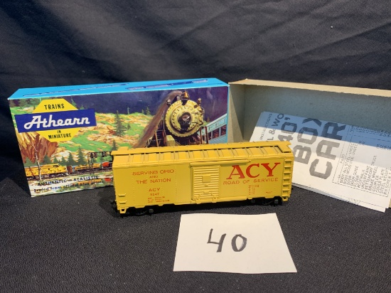 Acy Road Of Service Serving Ohio And The Nation Athearn Ho Scale Model Train Box Car Nos