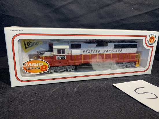 Ho Diesel Locomotives Emd Gp-40 Western Maryland Bachmann Ho Scale Electric Train No. 63537