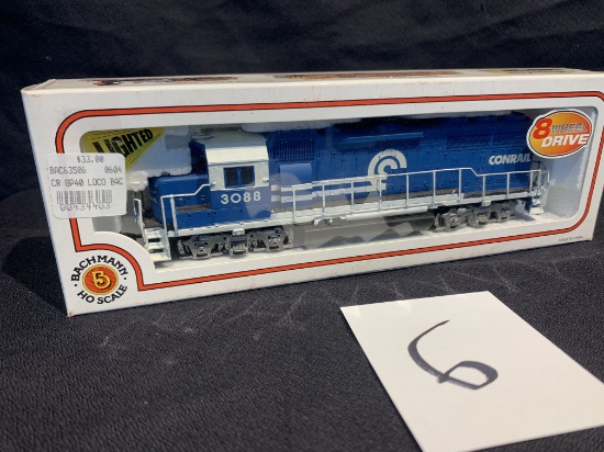 Emd Gp 40-conrail Bachmann Ho Scale Electric Train Item No. 63506