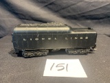 Original 1950 Lionel Berkshire Premium 12 Wheel Lionel Lines 2671wx Whistling Tender