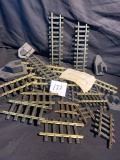 Polk's Model Craft Hobbies Brass Track Aristo Craft Trains Indoor-outdoor Bunch Of Pieces Brass Rail