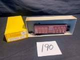 Accura Western Pac. 40' O. B. Box Wood Ends #4001 Model Train Building Kit New In Original Box